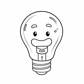 Sevimli Noel Isigi Ampulu Boyama Sayfasi 80211 22209