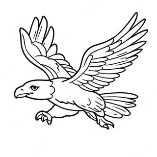 Gorkemli Kartal Ucusta Boyama Sayfasi 80235 22224