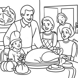 Neseli Aile Toplantisi Sukran Boyama Sayfasi 80822 22680