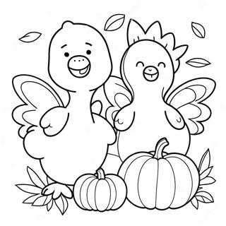 Dini Çocuklar Kilise Şükranı Boyama Sayfaları