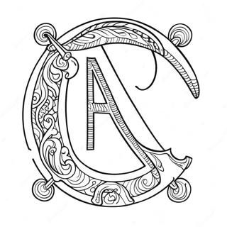 Deniz Temali N Harfi Boyama Sayfasi 81263 23027
