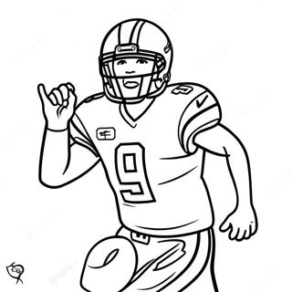 Joe Burrow Touchdown Kutlamasi Boyama Sayfasi 81470-23192