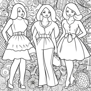 Kağıt Bebekler Boyama Sayfaları