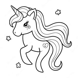 Deniz Kızı Tekboynuz Boyama Sayfaları