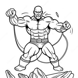 Titan Konusan Adamin Numara Yaptigi Boyama Sayfasi 81829 23468