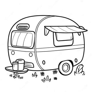 Sevimli Aile Karavani Boyama Sayfasi 82010-23608