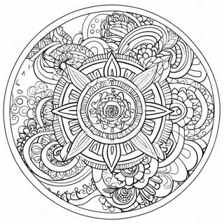 Ruhsal Mandala Boyama Sayfasi 82212-23784