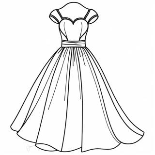 Şık Moda Boyama Sayfaları