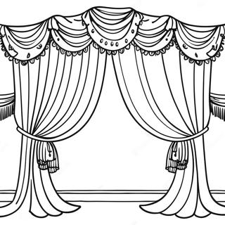 Luks Kadife Perdeler Boyama Sayfasi 82342 23889