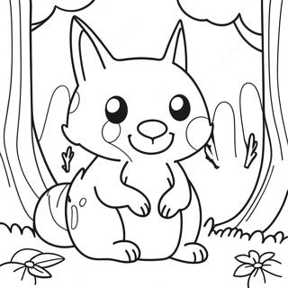 Büyülü Orman Boyama Sayfaları