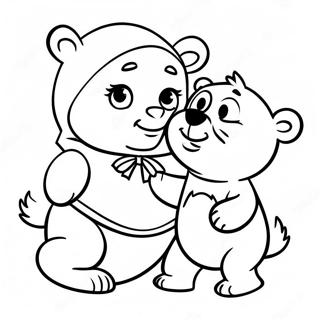 Mashanin Ayi Ile Oynadigi Boyama Sayfasi 82830 24267