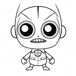 Zimin Irken Uniformasi Ile Boyama Sayfasi 83065 24459