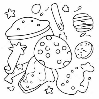 Eglenceli Kurabiye Susleme Boyama Sayfasi 83447-24755