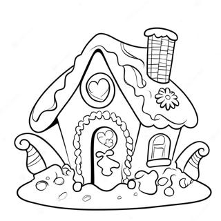 Sirin Zencefilli Ekmek Evi Boyama Sayfasi 83448-24757