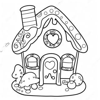 Sirin Zencefilli Ekmek Evi Boyama Sayfasi 83448-24759