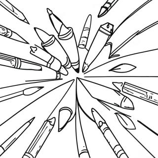 Renkli Boya Kalemi Boyama Sayfasi 83625 24893