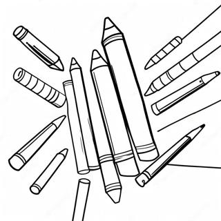 Renkli Boya Kalemi Boyama Sayfasi 83625 24894