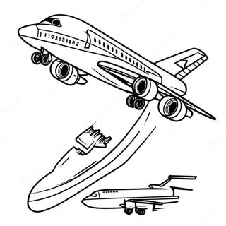 Hava Kuvvetleri 1 Aksiyon Halinde Boyama Sayfasi 83729 24979