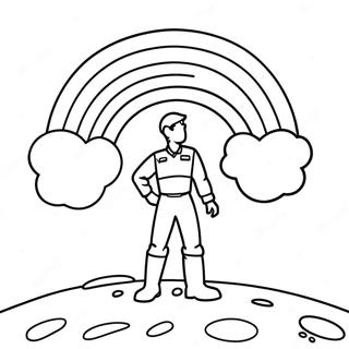 Gorkemli Gokkusagi Boyama Sayfasi 84525 25601