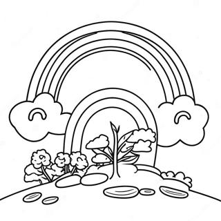 Gorkemli Gokkusagi Boyama Sayfasi 84525 25603