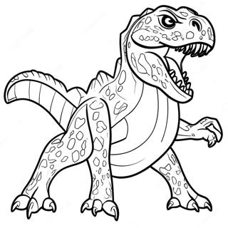 Indominus Rex Kukreyerek Boyama Sayfasi 84600 25656