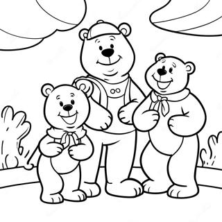 Berenstain Ayilari Aile Eglencesi Boyama Sayfasi 85033-26078