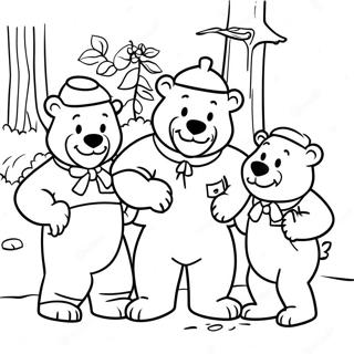 Berenstain Ayilari Aile Eglencesi Boyama Sayfasi 85033-26080