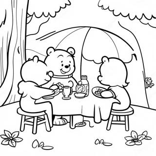 Berenstain Ayilari Piknik Macerasi Boyama Sayfasi 85034-26081