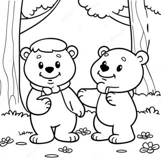 Berenstain Ayilari Ormanda Boyama Sayfasi 85035-26085