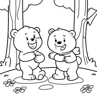 Berenstain Ayilari Ormanda Boyama Sayfasi 85035-26086
