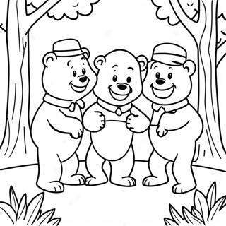Berenstain Ayilari Ormanda Boyama Sayfasi 85035-26088