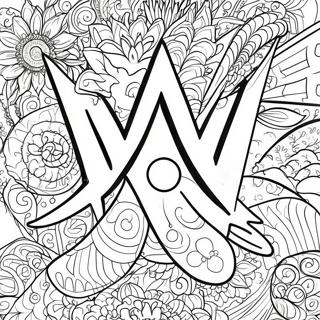 Wwe Logosu Boyama Sayfasi 85289-26276