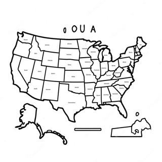 Eglenceli Abd Haritasi Boyama Sayfasi 85829 26694