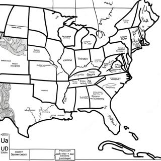 Etkilesimli Abd Haritasi Boyama Sayfasi 85830 26699
