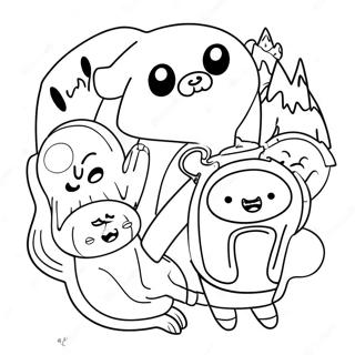 Adventure Time Karakterleri Boyama Sayfasi 86084-26890