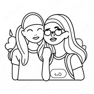 Sik Bff Tumblr Kizi Boyama Sayfasi 86388-27161