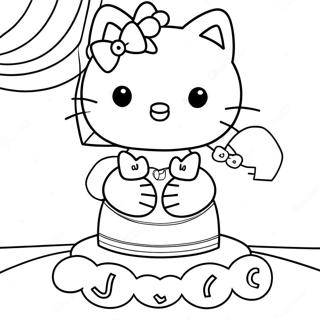 Mutlu Hello Kitty Ve Sevgili Daniel Boyama Sayfasi 86571 27287