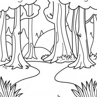 Gur Orman Manzarasi Boyama Sayfasi 86803 27463