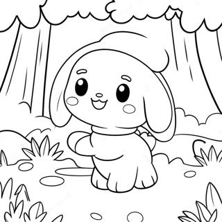Rilakkuma Cinnamoroll Boyama Sayfaları