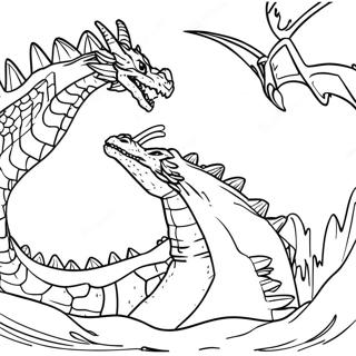 Kral Ghidorah Boyama Sayfaları