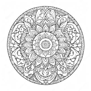 Yoga Mandala Boyama Sayfasi 87055-27652