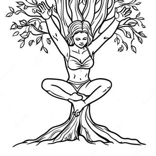 Yoga Boyama Sayfaları