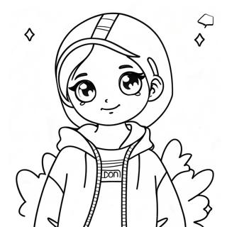 Gacha Life Tomboy Boyama Sayfaları