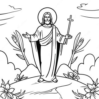 Guzel O Dirildi Manzarasi Boyama Sayfasi 87185 27755