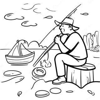 Buyuk Av Balik Tutma Manzarasi Boyama Sayfasi 87211-27773