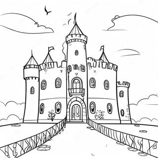 Geleneksel Irlanda Kalesi Boyama Sayfasi 87288-27834