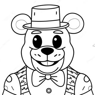 Korkutucu Freddy Fazbear Boyama Sayfasi 87748-28185