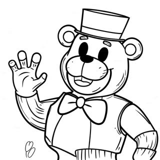 Korkutucu Freddy Fazbear Boyama Sayfasi 87748-28186