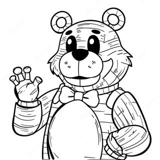 Korkutucu Freddy Fazbear Boyama Sayfasi 87748 28187