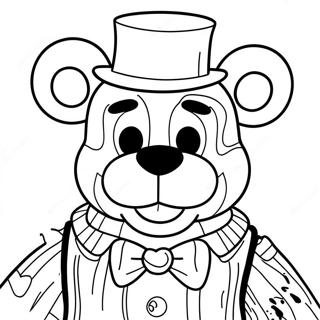 Korkutucu Freddy Fazbear Boyama Sayfasi 87748 28188
